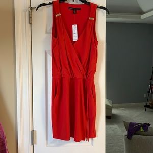 White House Black Market red skort
